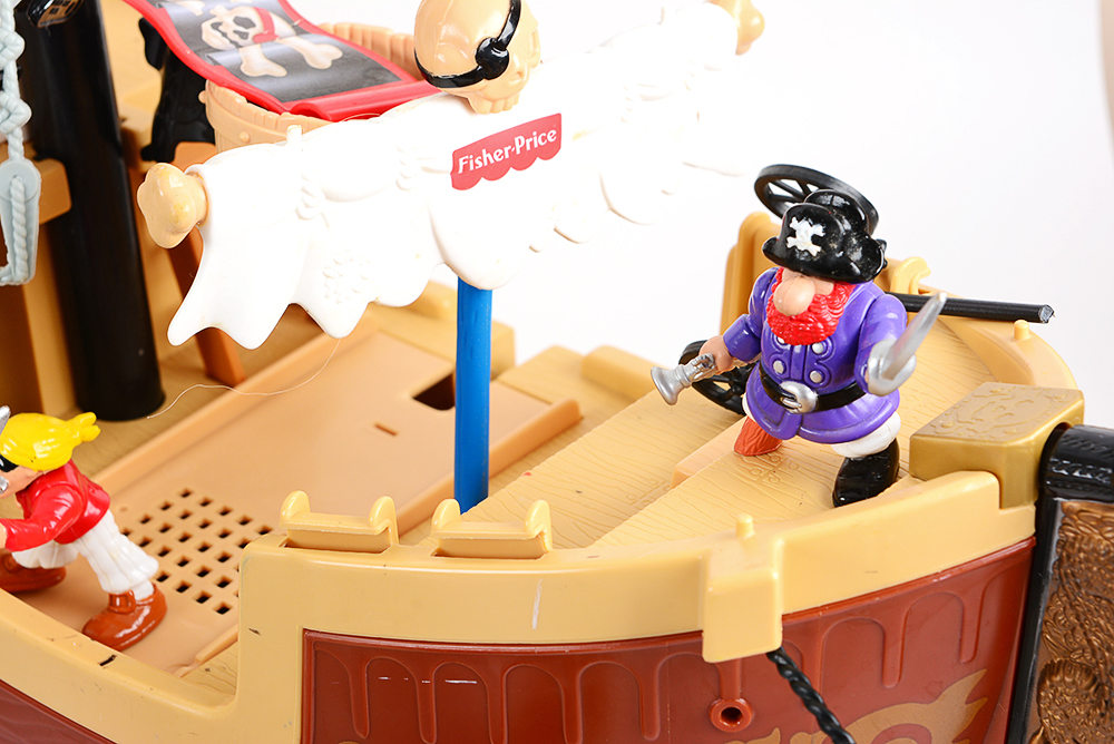 Fisher-Price Castle and Pirate Ship