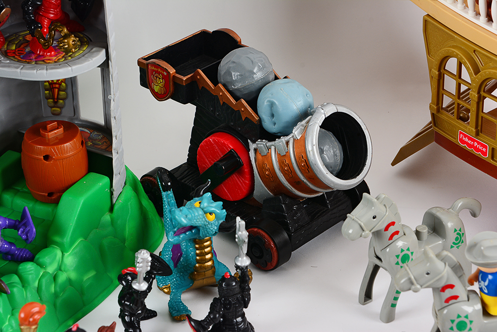 Fisher-Price Castle and Pirate Ship