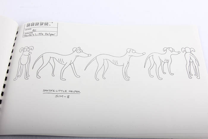 Original Simpsons Character Study Book by Eric Stefani