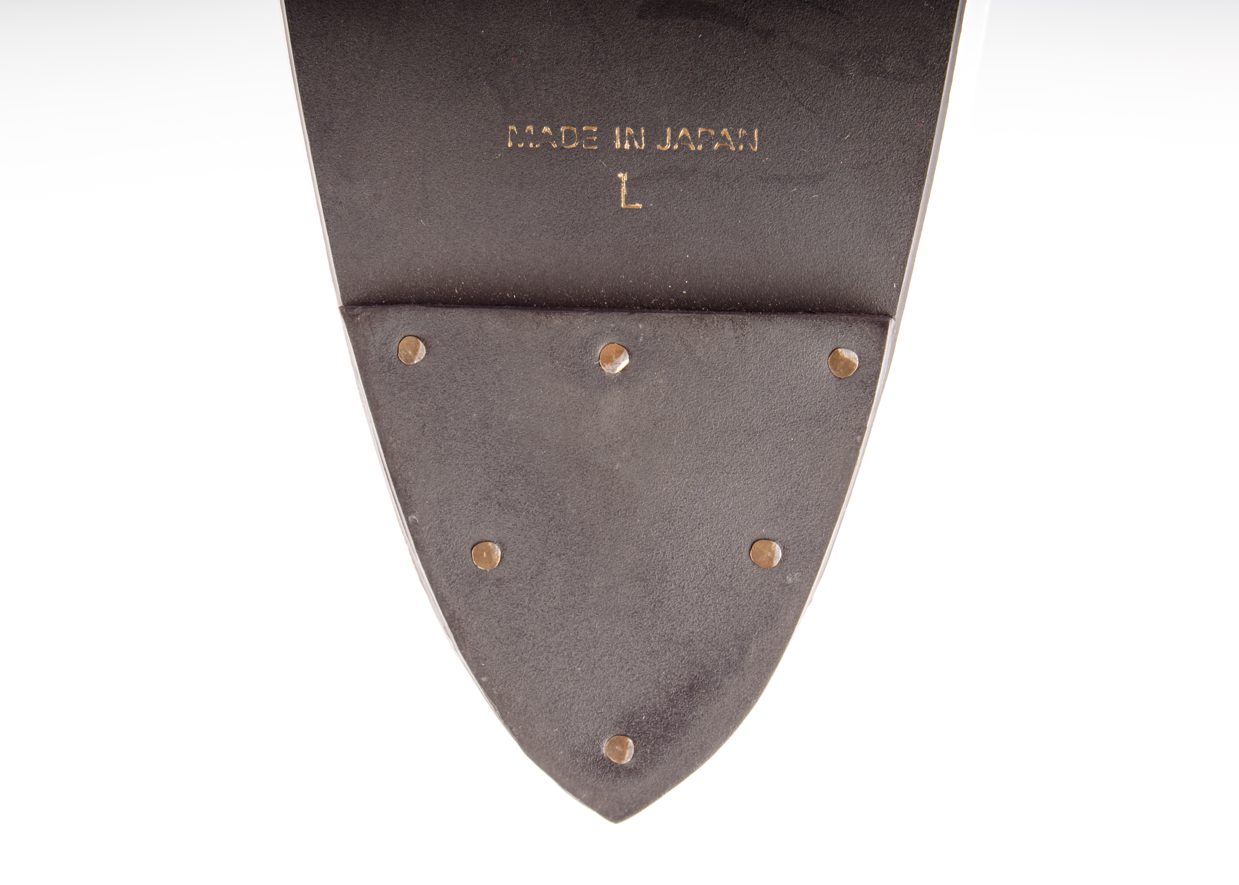 Modern Geta Style Red Shoes by Takako