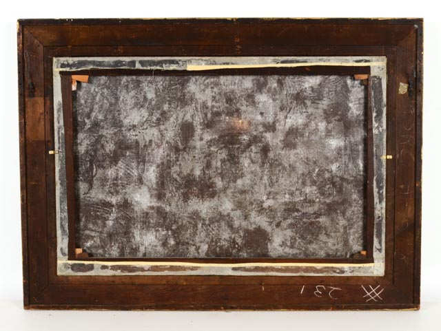 August Weidenbach Original Landscape Painting of Scottish Castle