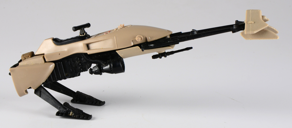 Collection of Vintage Star Wars Vehicle Toys