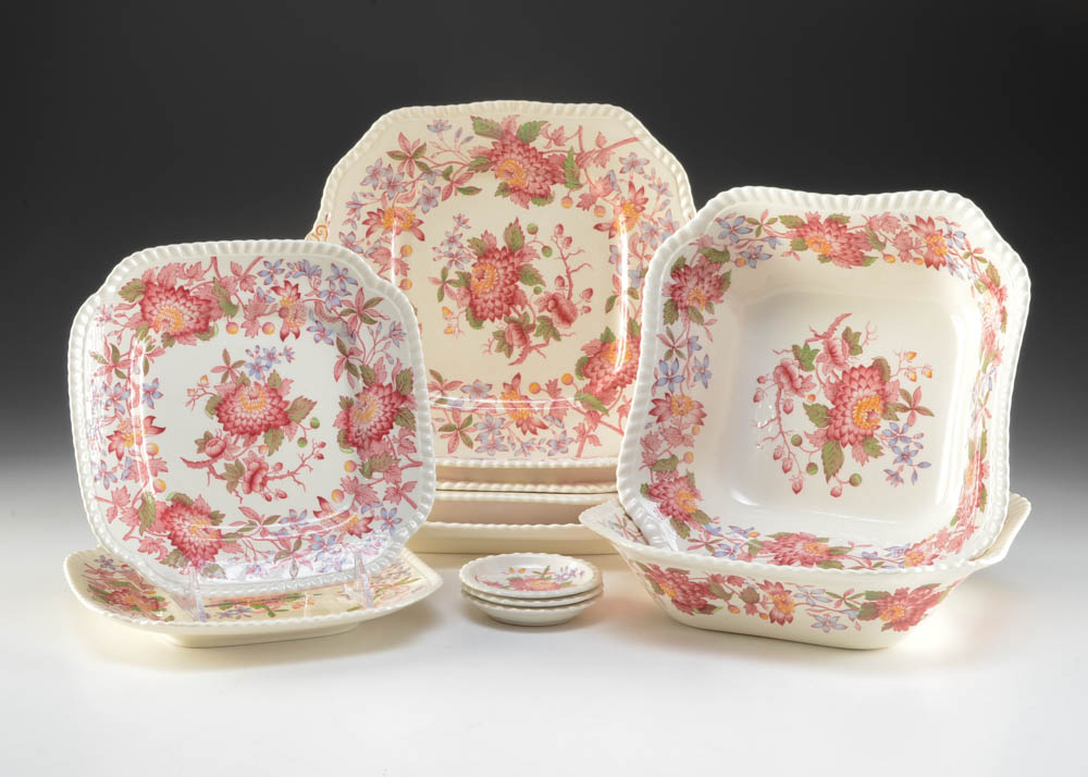 Vintage Spode "Aster" China Serving Pieces