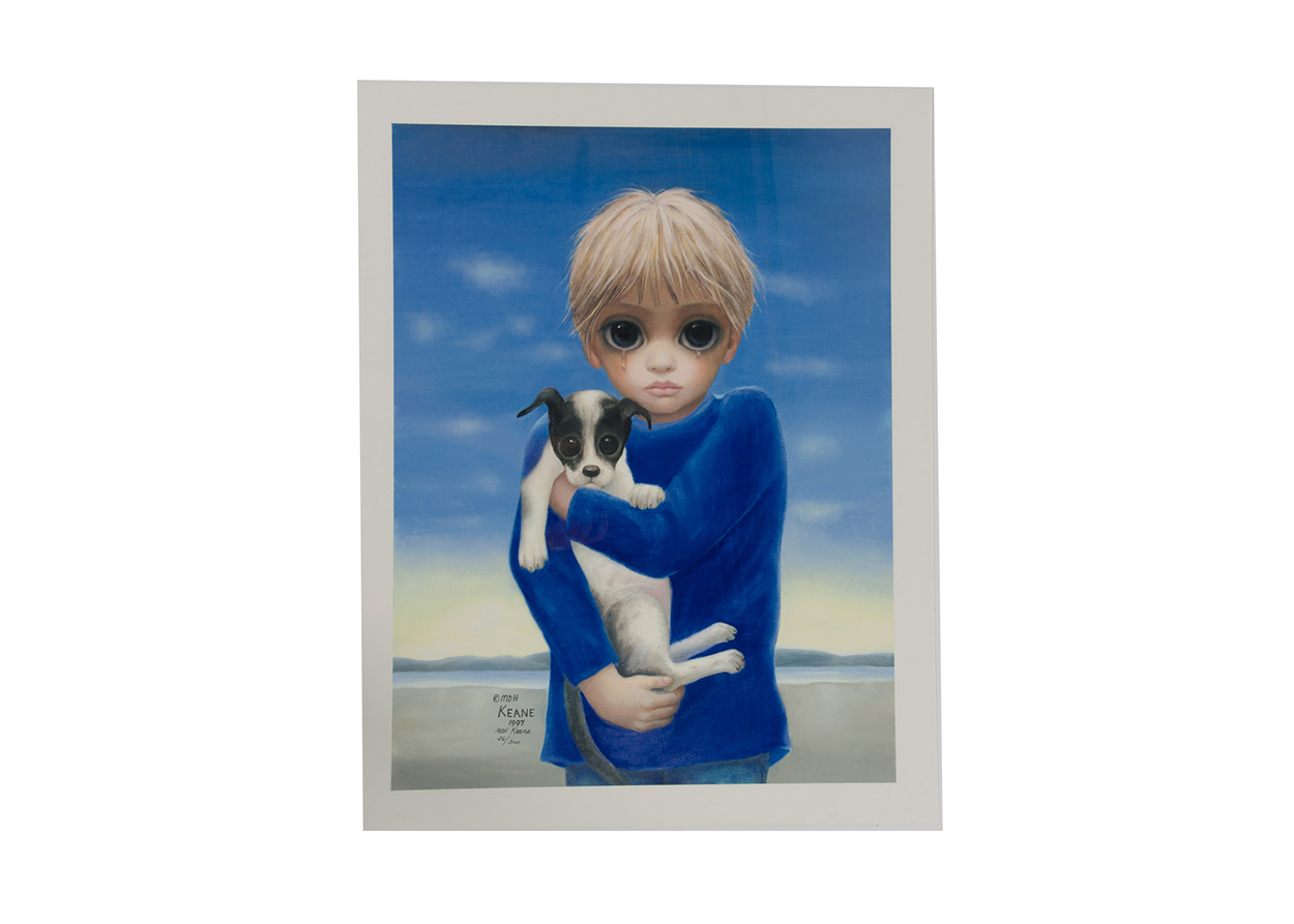 Margaret Keane "Beach Bums I" Giclee on Canvas Reproduction
