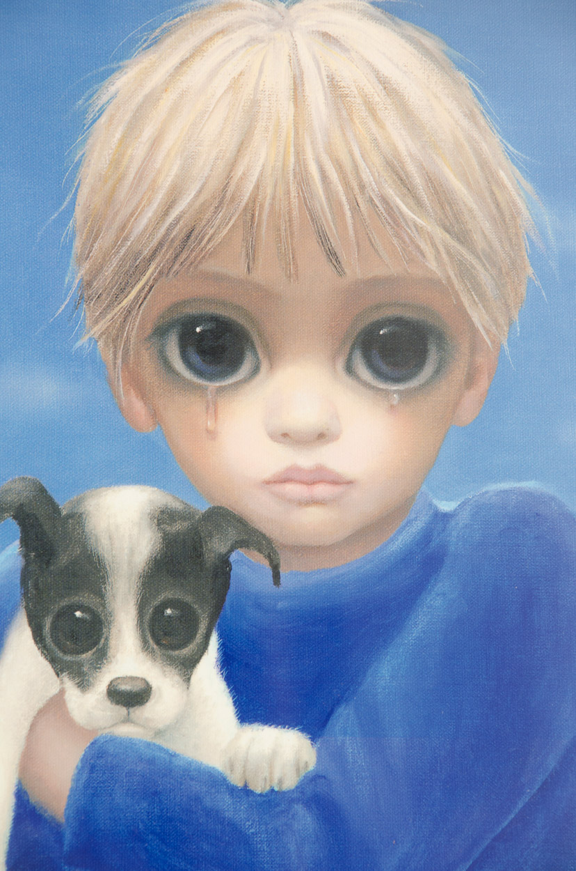 Margaret Keane "Beach Bums I" Giclee on Canvas Reproduction