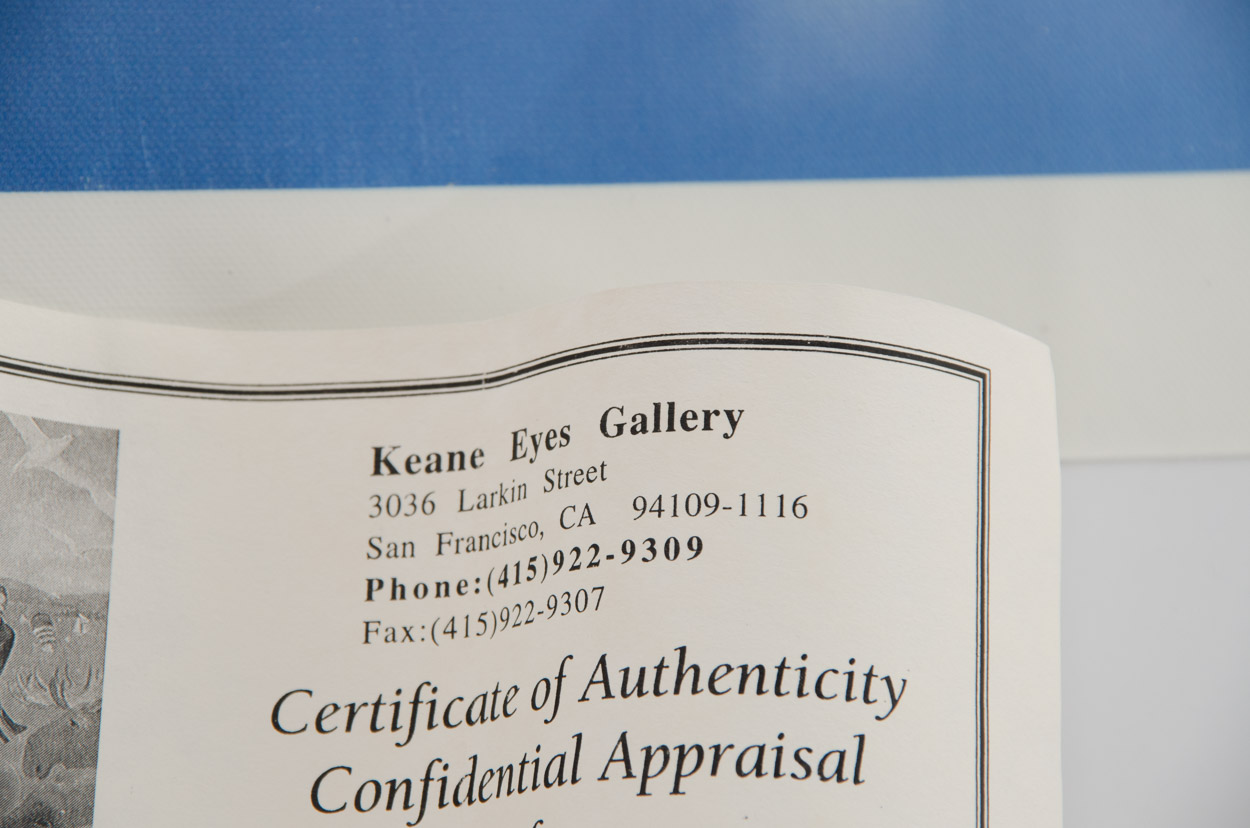 Margaret Keane "Beach Bums I" Giclee on Canvas Reproduction