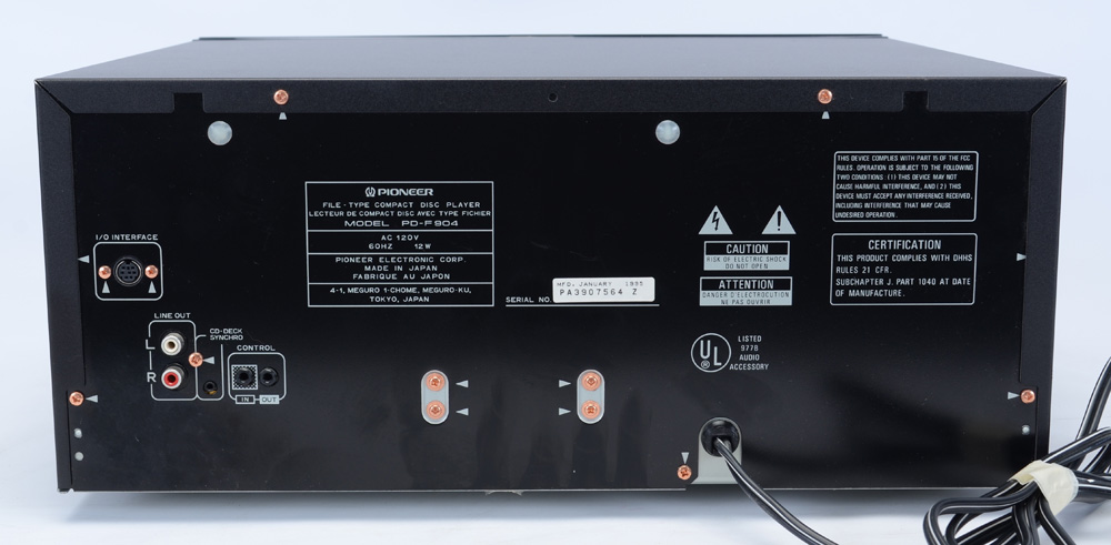 Pioneer 100-Disc CD Player