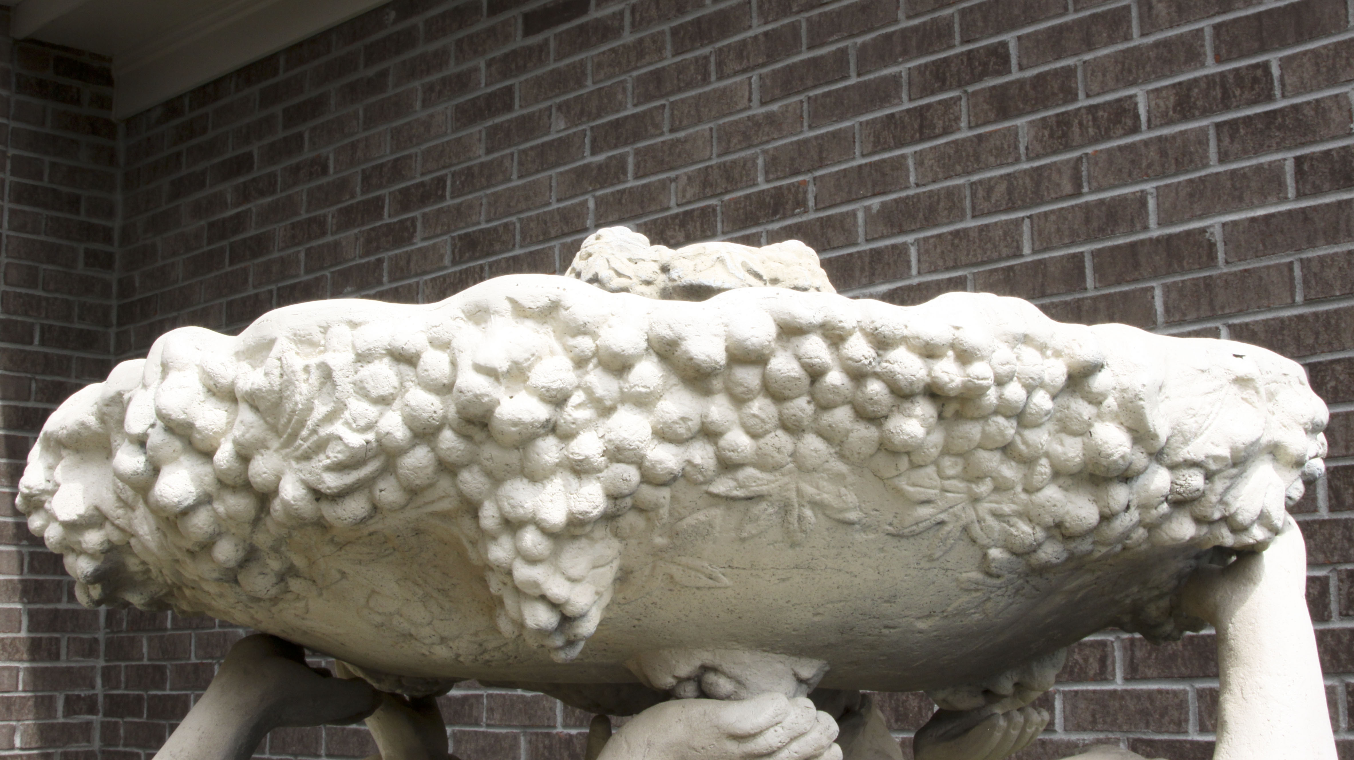 Large Outdoor Cement Cherub Fountain