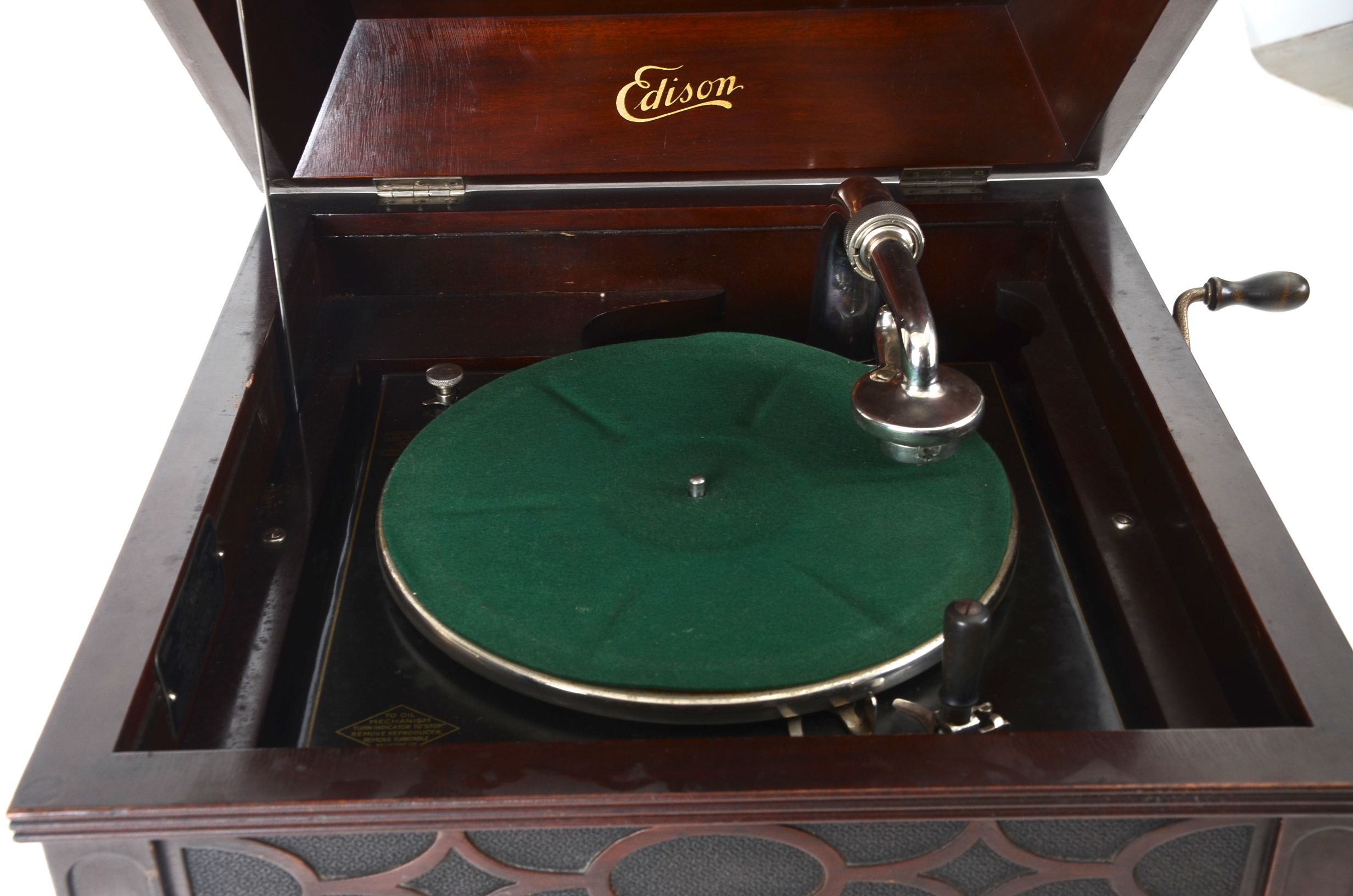 Edison Hand-Cranked Phonograph