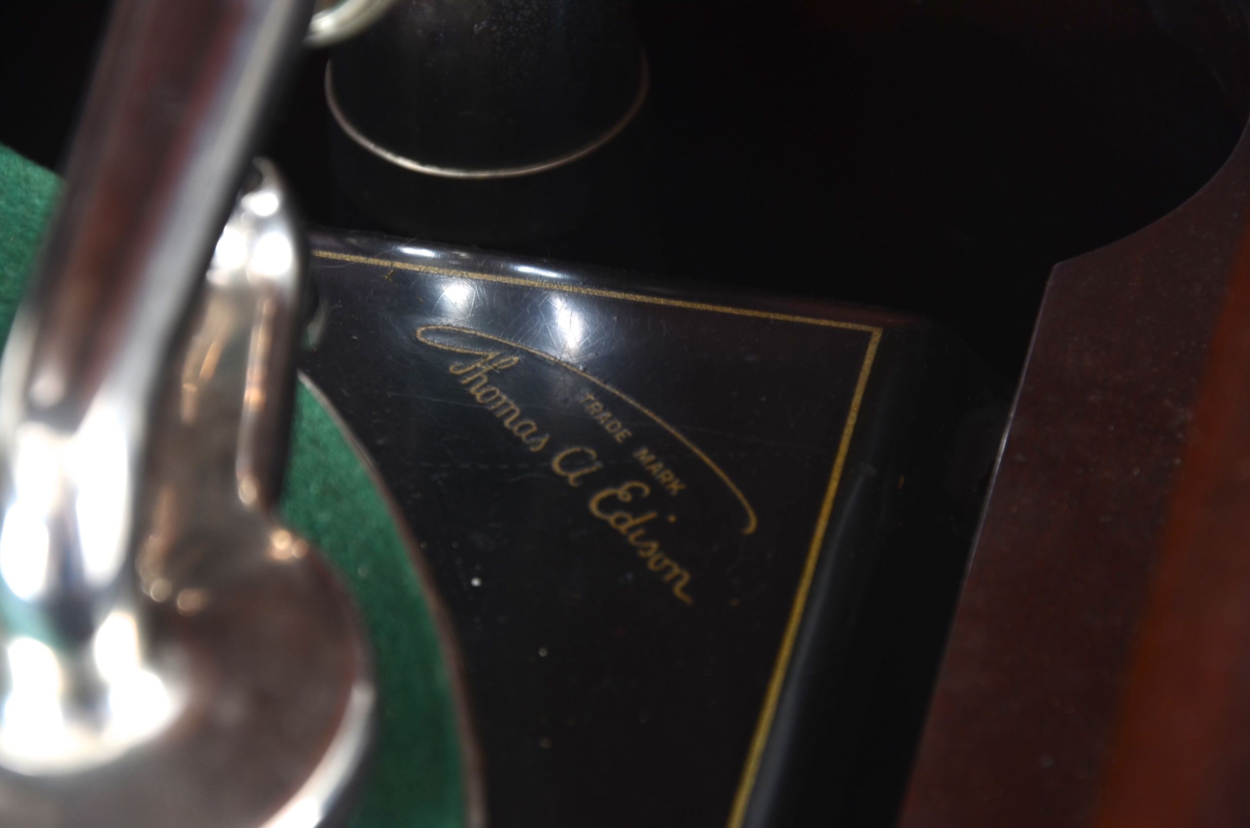 Edison Hand-Cranked Phonograph