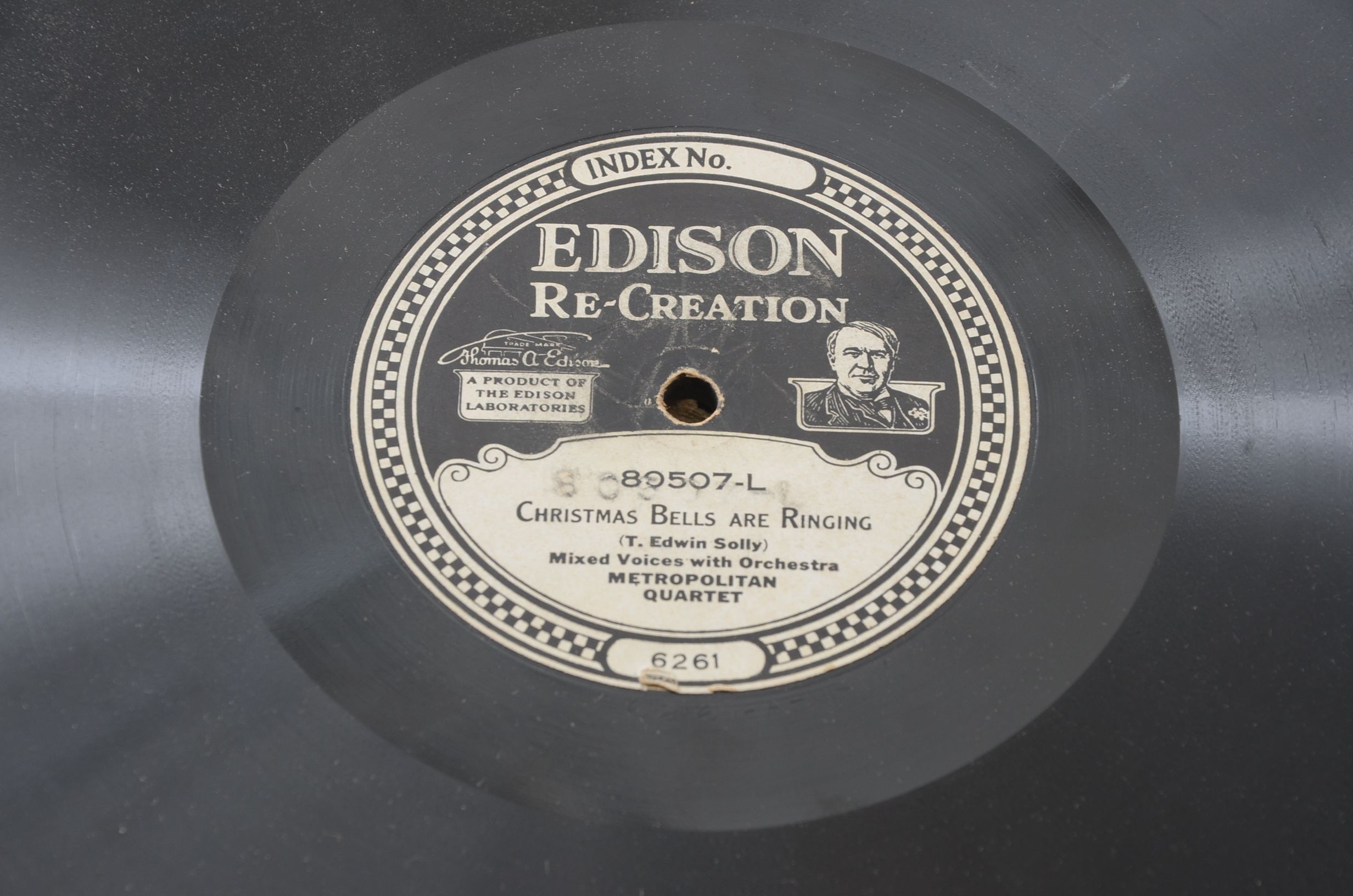 Edison Hand-Cranked Phonograph