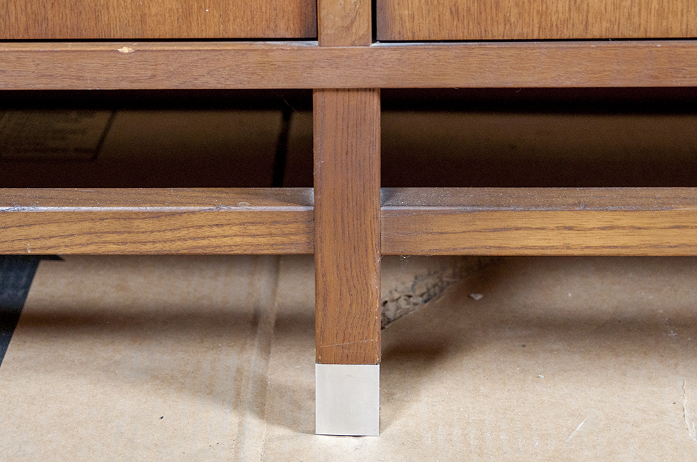 Mid Century Modern Credenza with Hutch Top