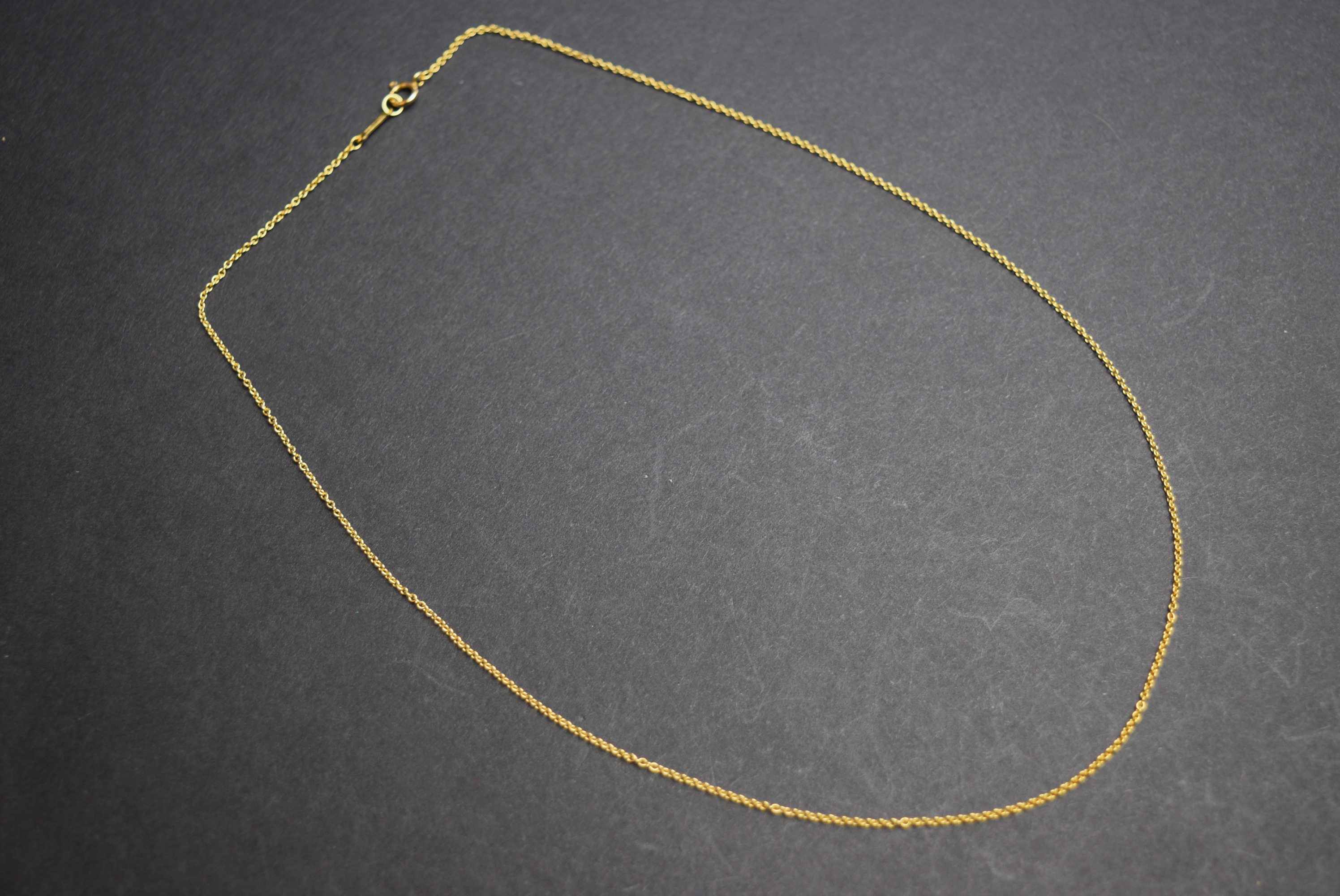 Tiffany & Co. 18K Yellow Gold 16" Cable Chain