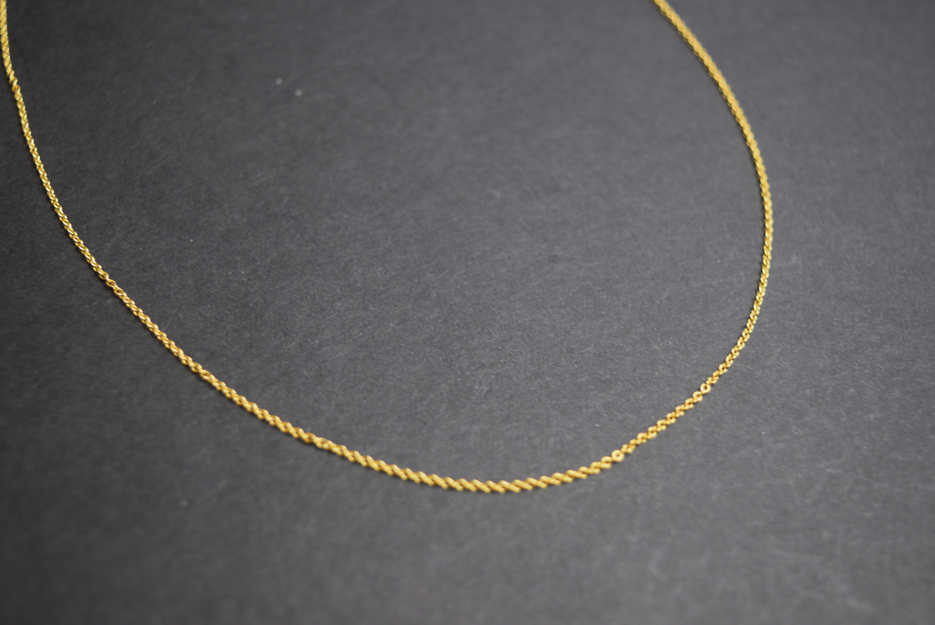 Tiffany & Co. 18K Yellow Gold 16" Cable Chain