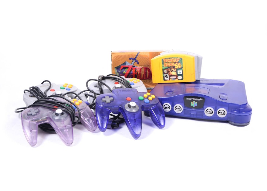 Nintendo 64 Console [Atomic Purple Controller Bundle]