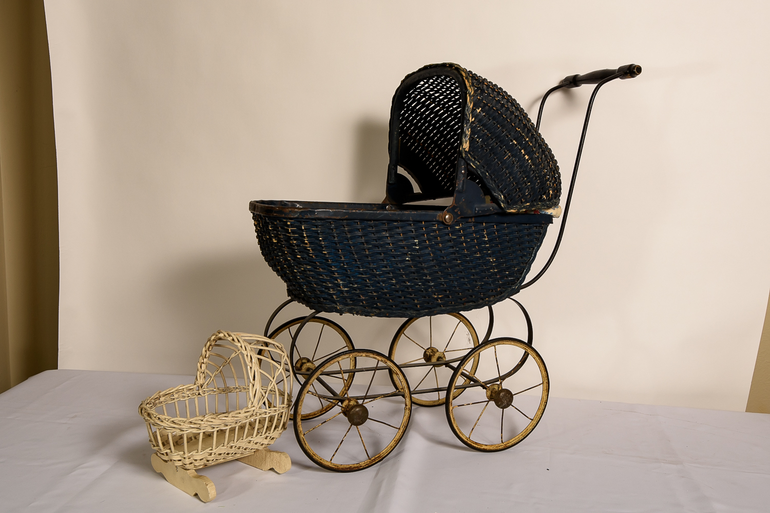 Woven Decorative Prams and Baskets