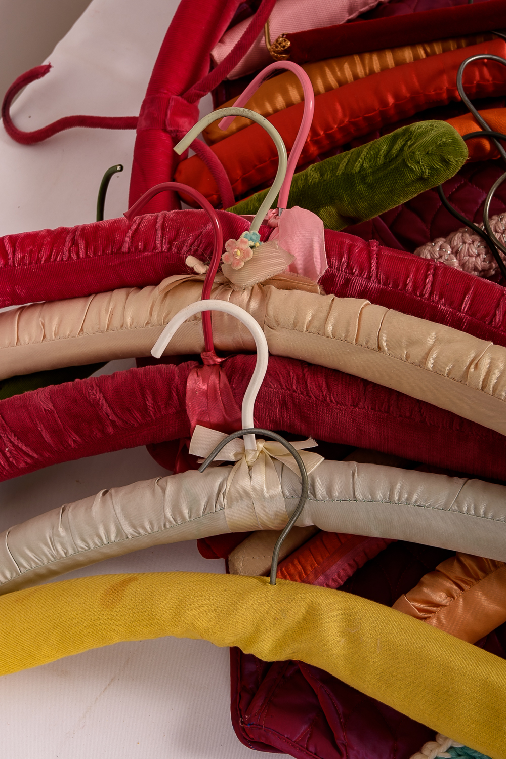 Fabric Padded Hangers and Garment Bag