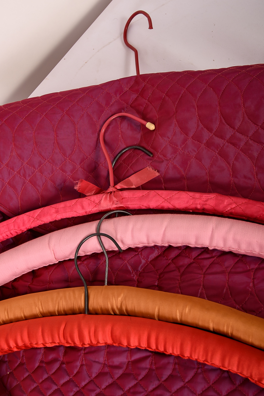 Fabric Padded Hangers and Garment Bag