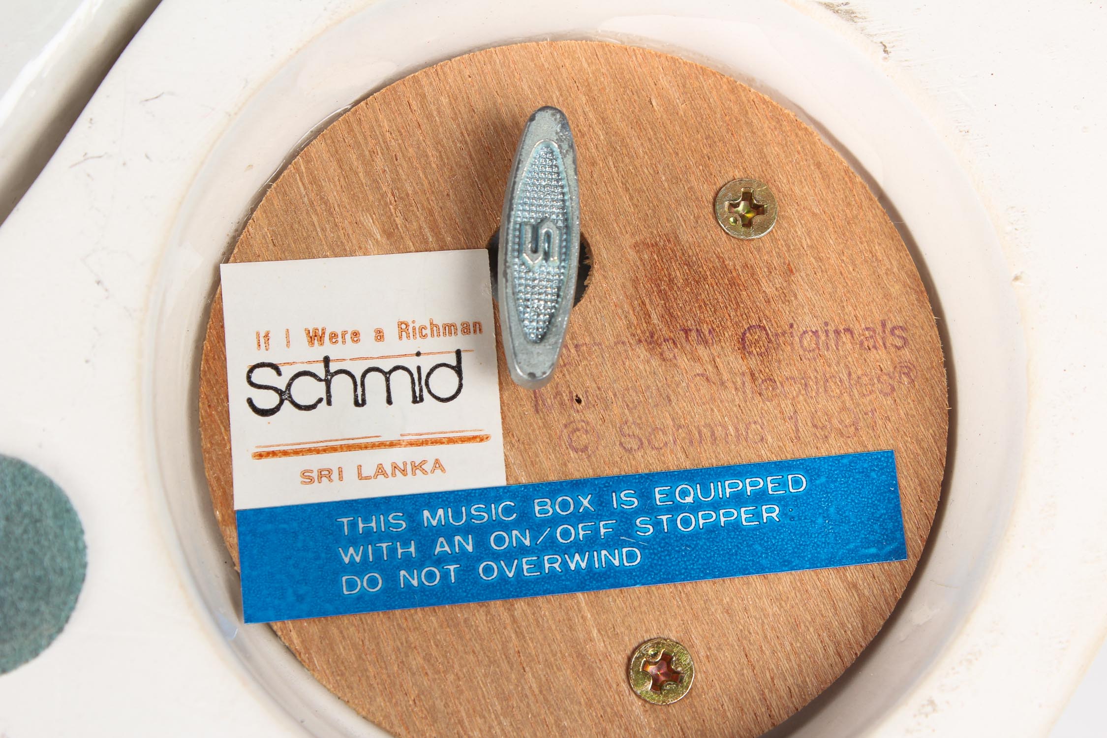 Pair of Schmid Clown Music Boxes