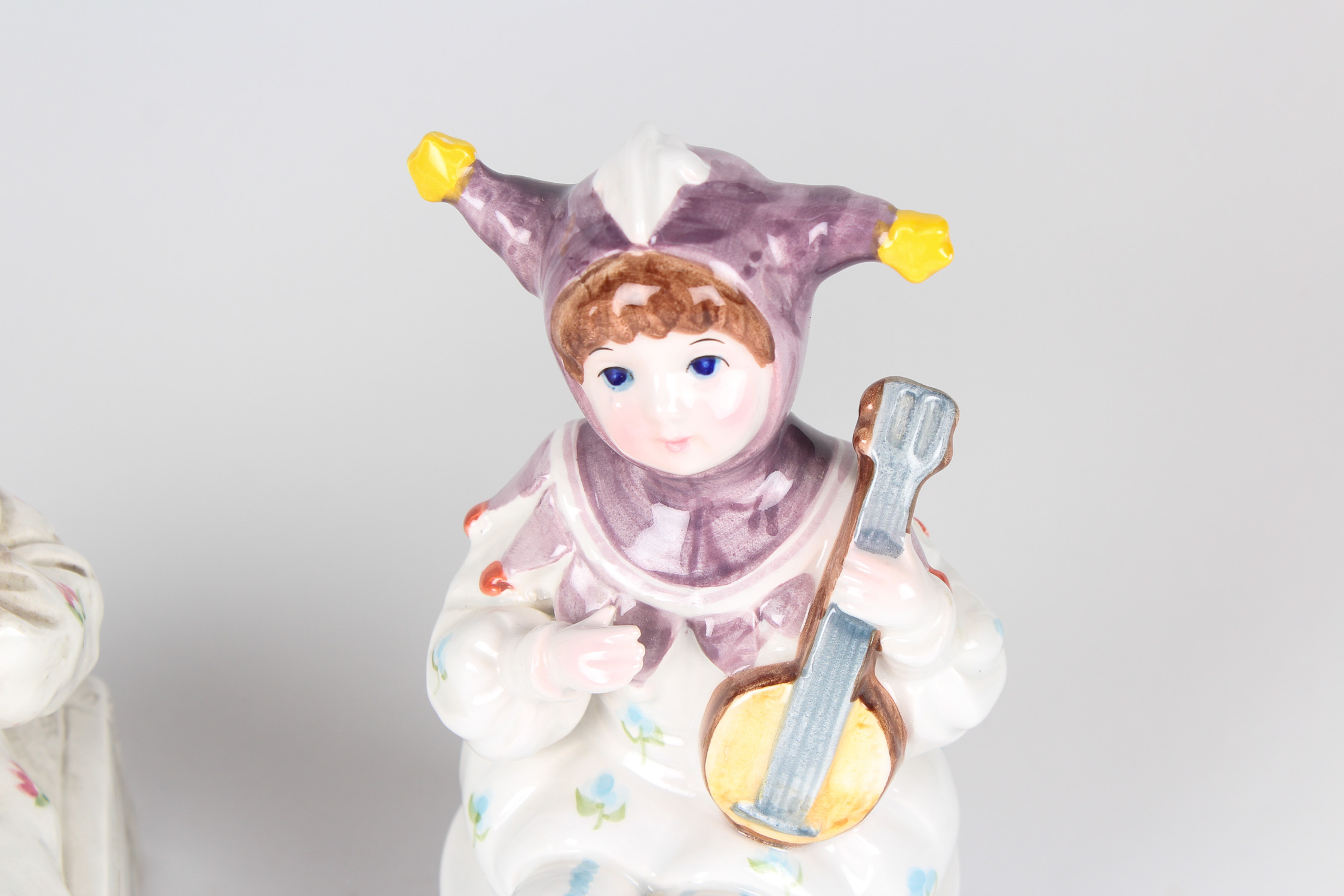 Pair of Schmid Clown Music Boxes