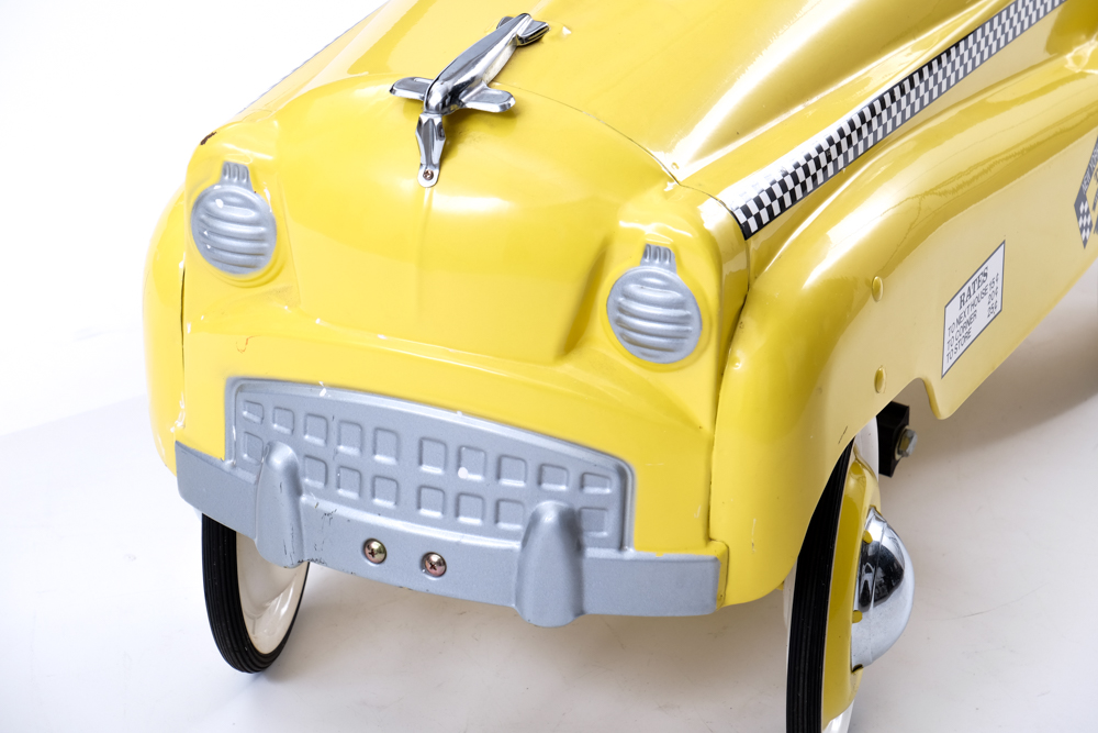 Reproduction New York City Checker Taxi Child's Pedal Car
