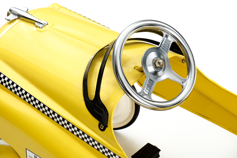 Reproduction New York City Checker Taxi Child's Pedal Car