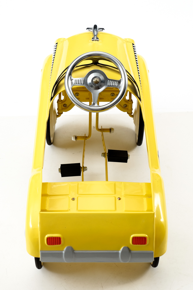 Reproduction New York City Checker Taxi Child's Pedal Car