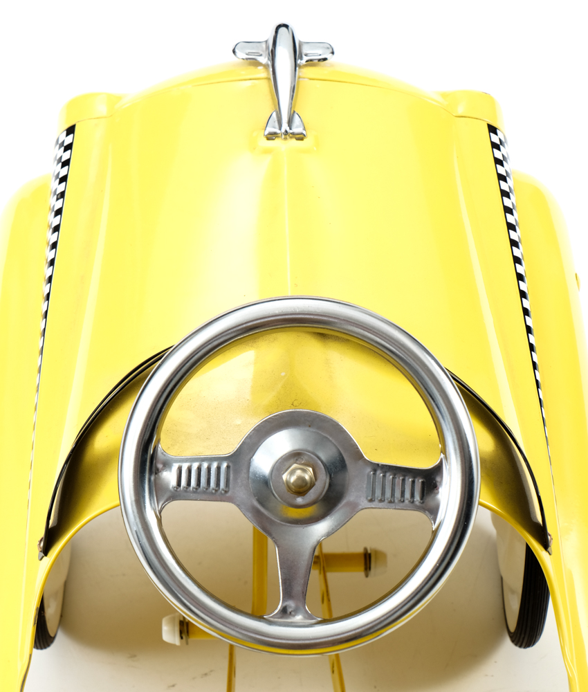 Reproduction New York City Checker Taxi Child's Pedal Car