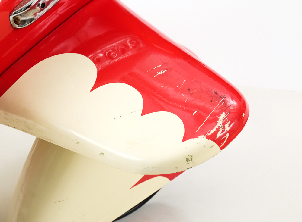 Airflow Collectible Red and White Gee Bee #7 Pedal Airplane