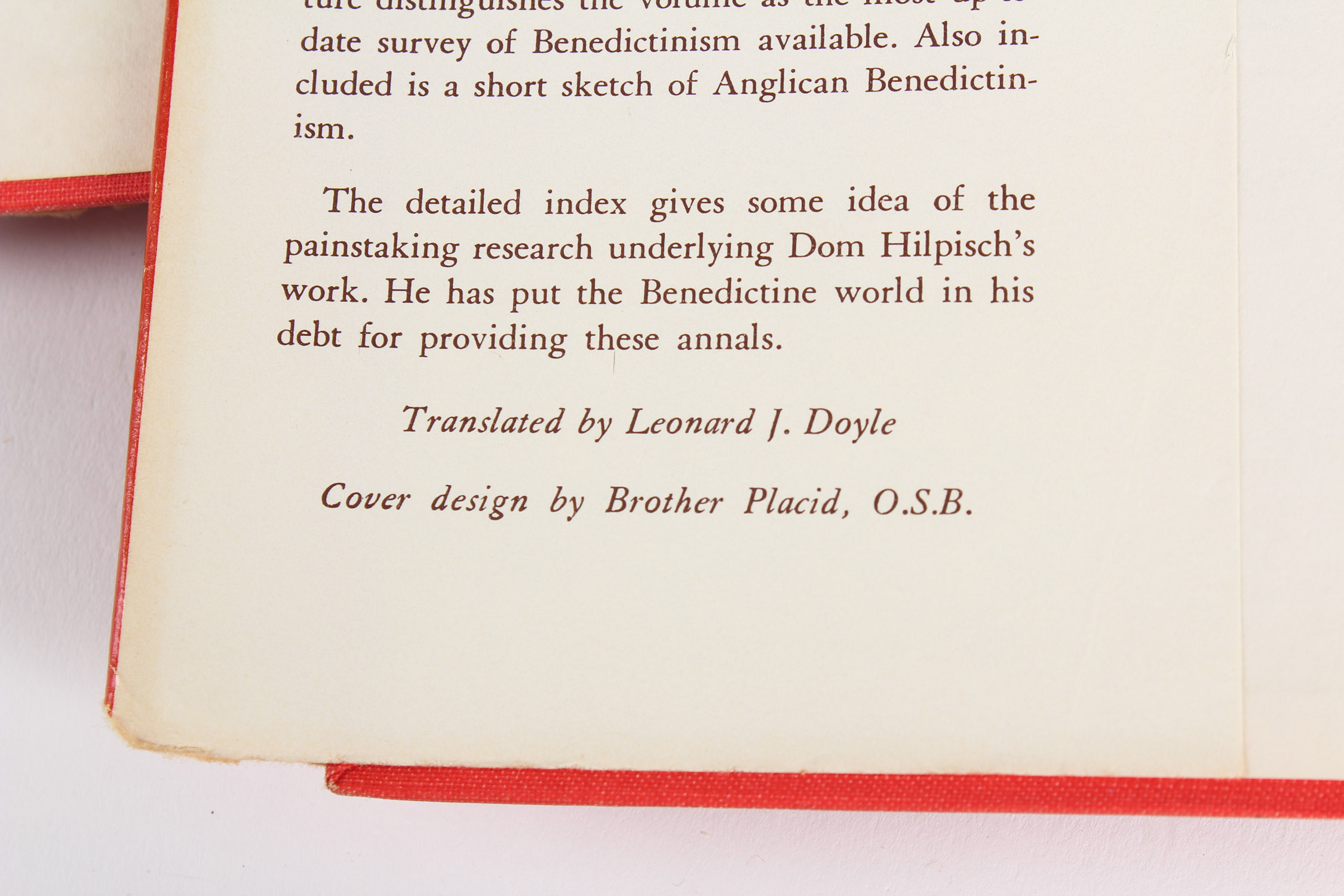 Pair of Vintage Books by Stephanus Hilpisch