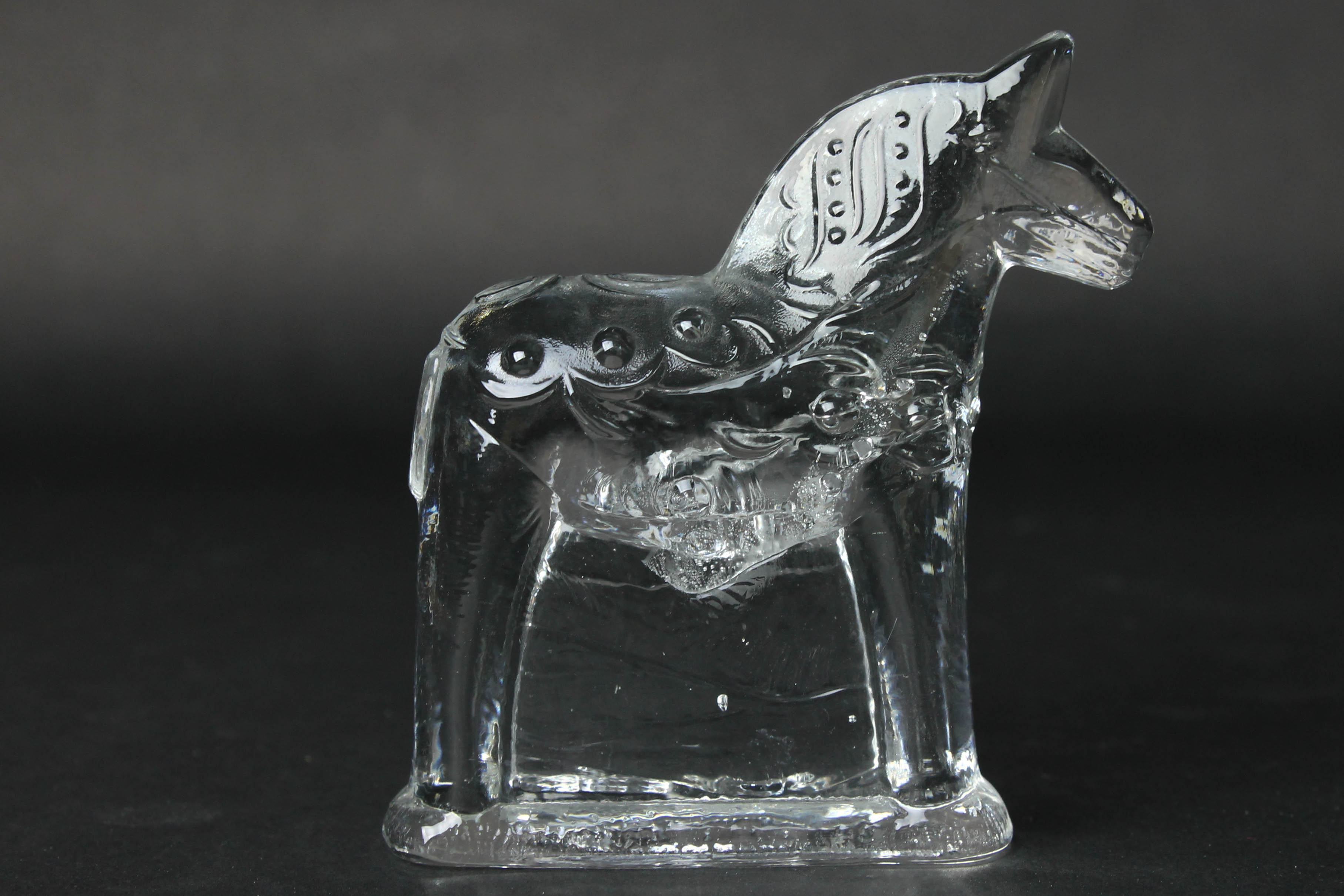 Trio of Glass Animal Figurines