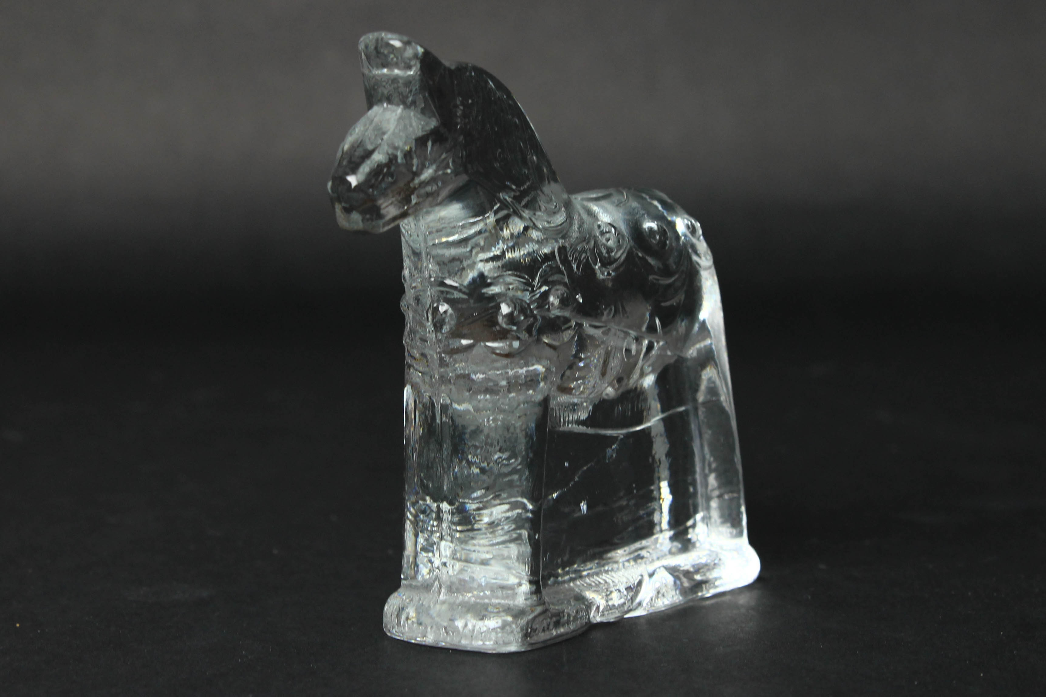 Trio of Glass Animal Figurines