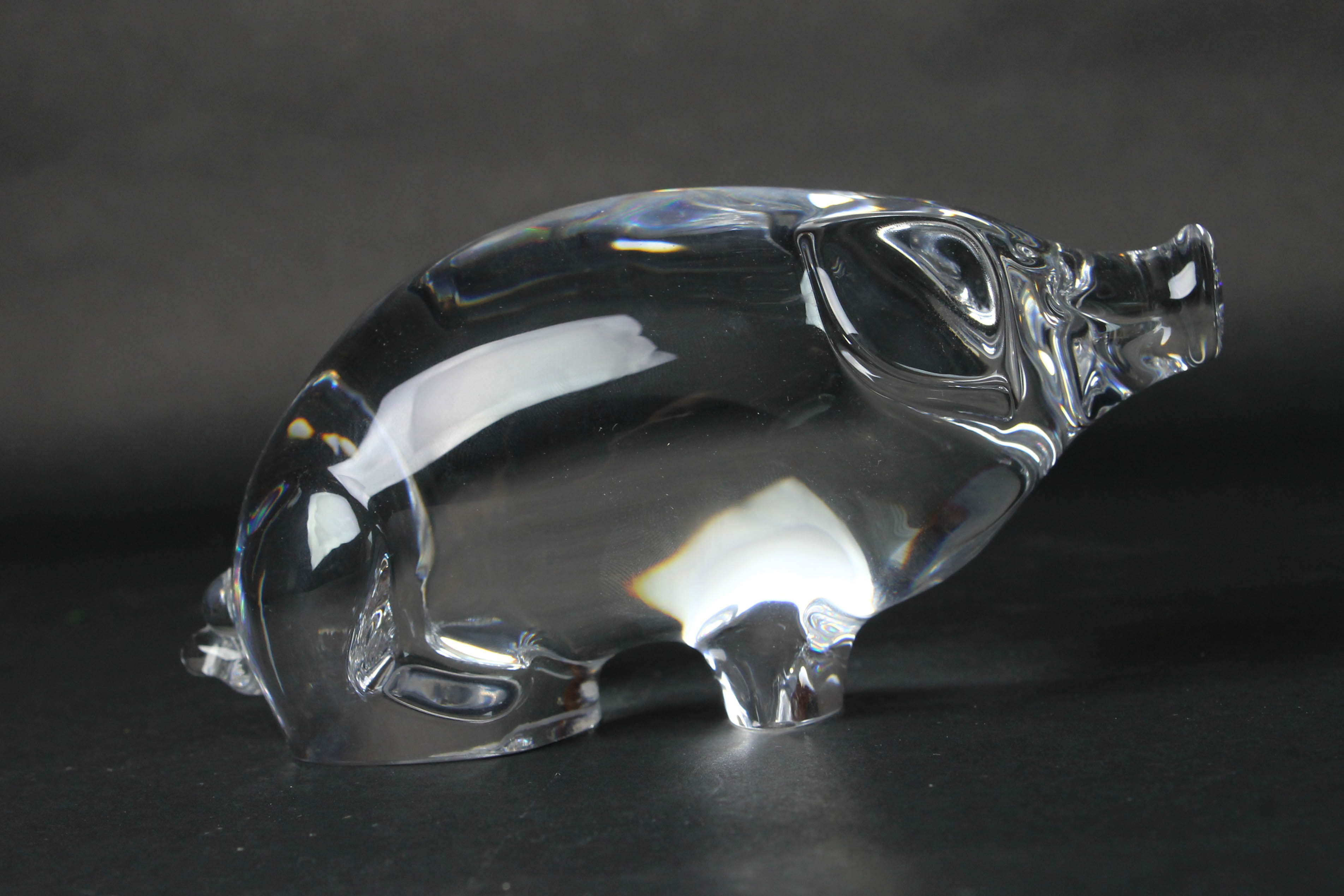 Trio of Glass Animal Figurines