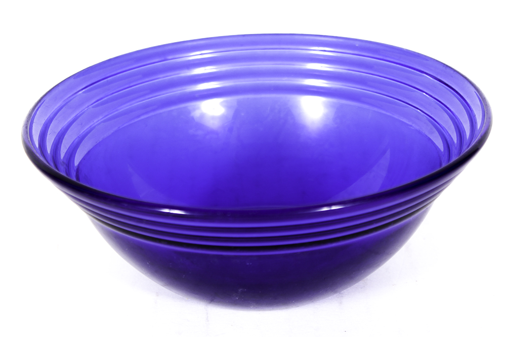 Mexican Cobalt Blue Glass Dinnerware Set