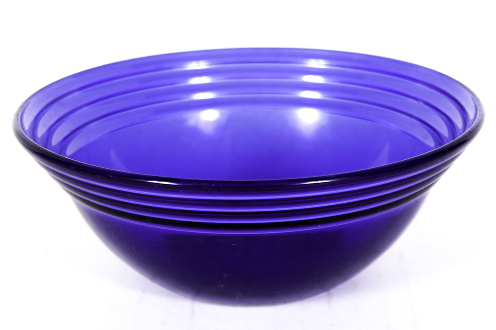 Mexican Cobalt Blue Glass Dinnerware Set
