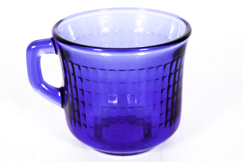 Mexican Cobalt Blue Glass Dinnerware Set