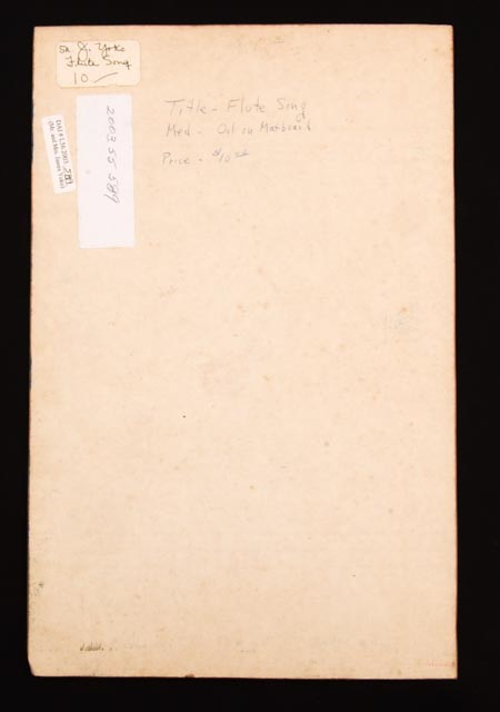 James Yoko "Flute Song" Abstract Oil on Matboard