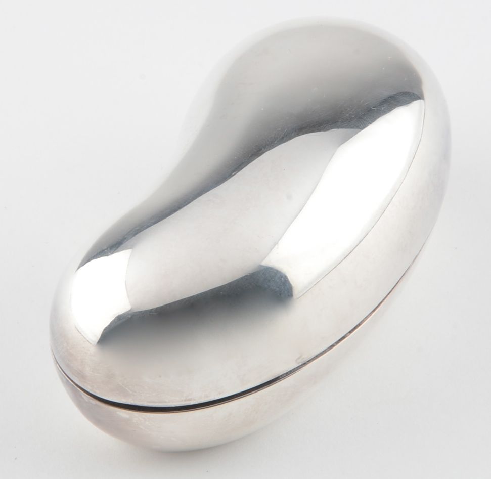 Sterling Silver Bean Trinket Box by Verdura
