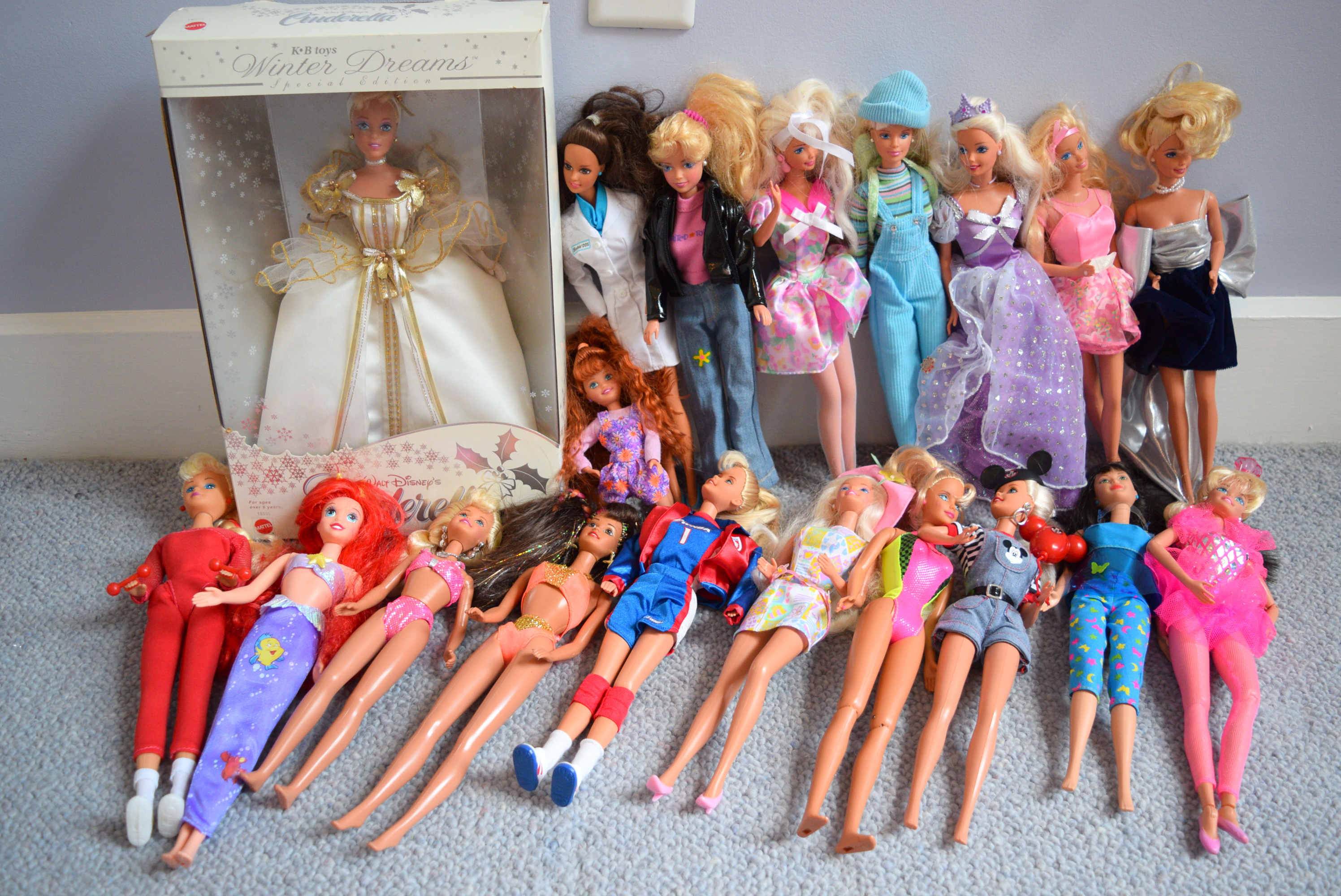 Collection of Barbie Dolls