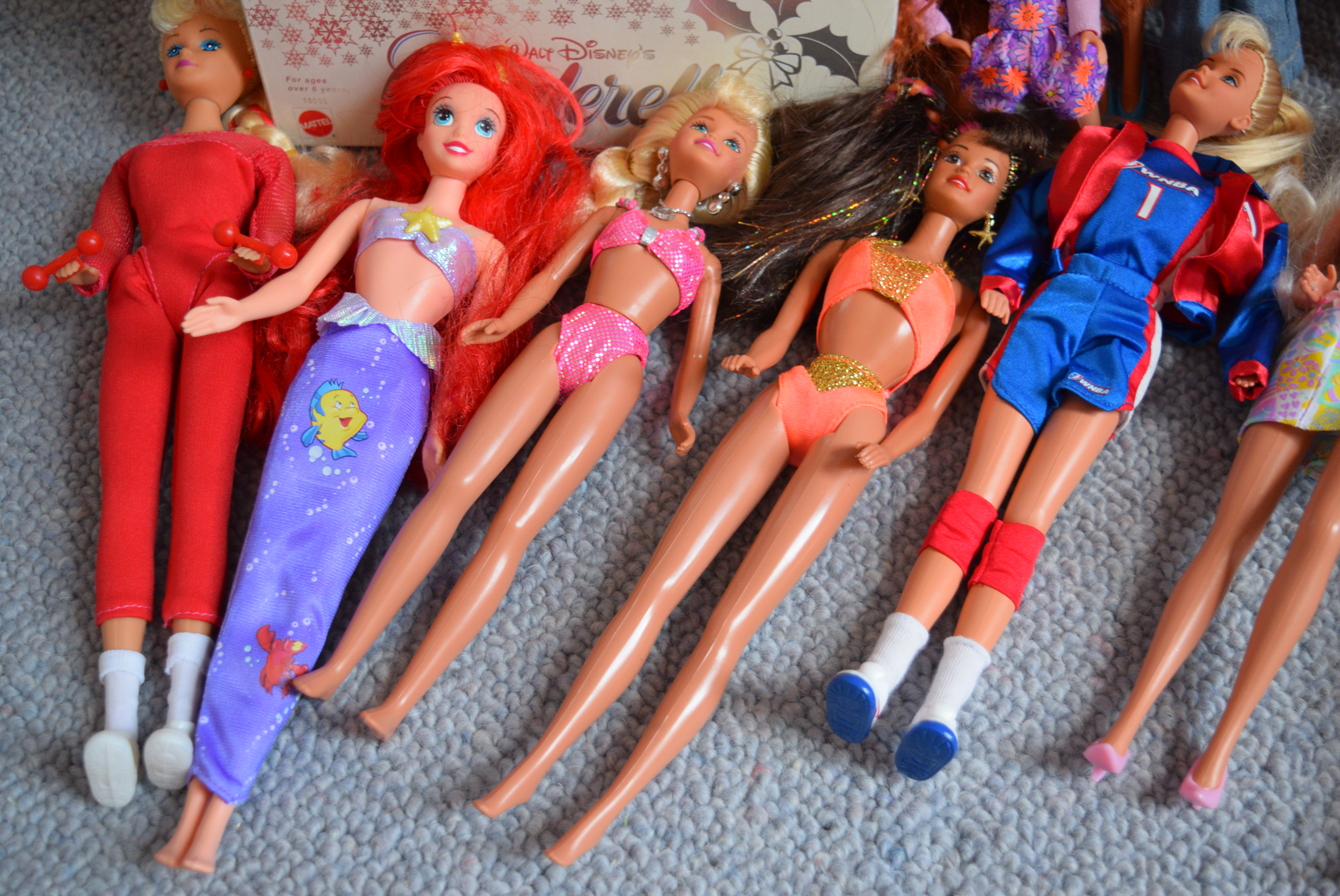 Collection of Barbie Dolls