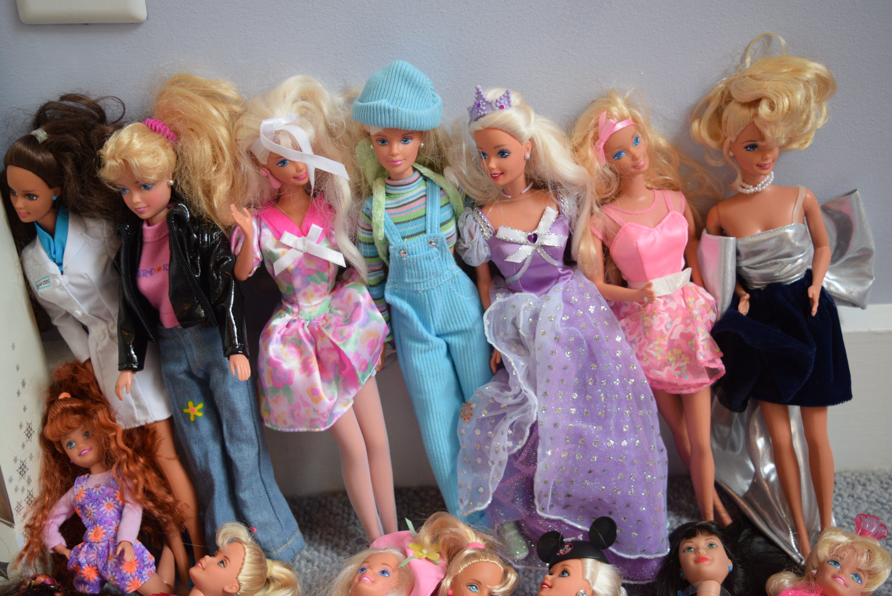 Collection of Barbie Dolls