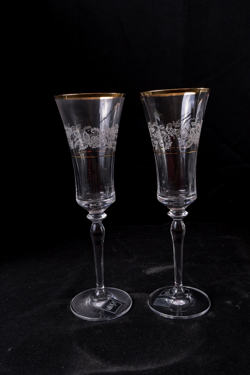 Mikasa "Antique Lace" Champagne Flutes