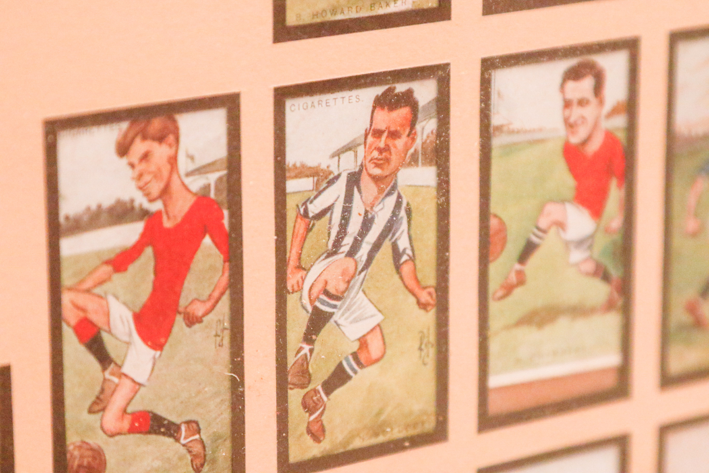 John Player & Sons 1926 "Footballers Caricatures" Cigarette Cards