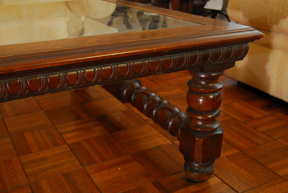 Oak Victorian Style Coffee Table