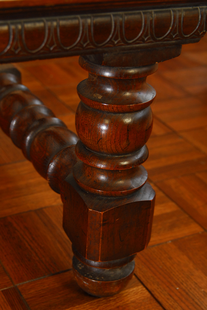 Oak Victorian Style Coffee Table