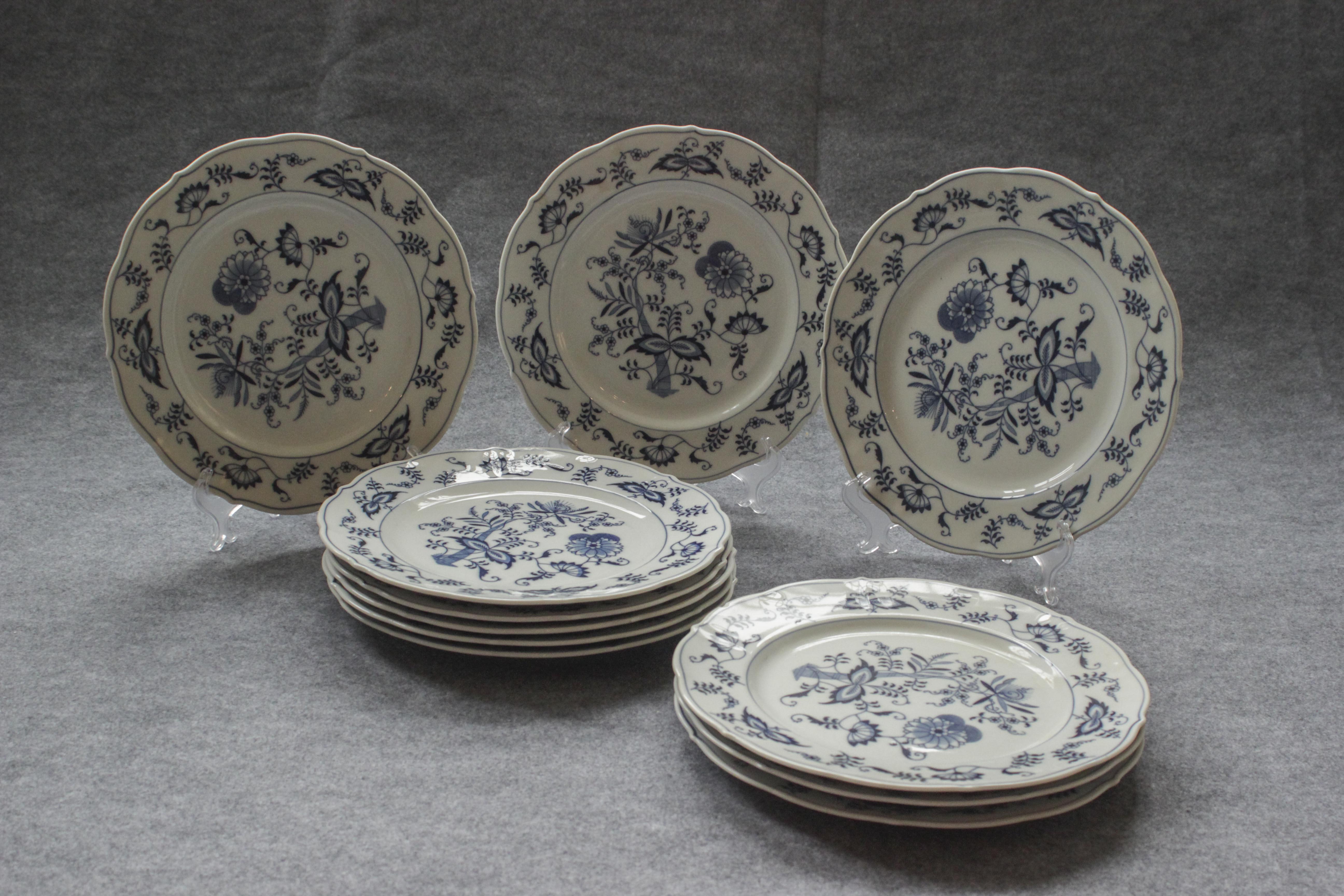 Set of Blue Danube Blue Onion China