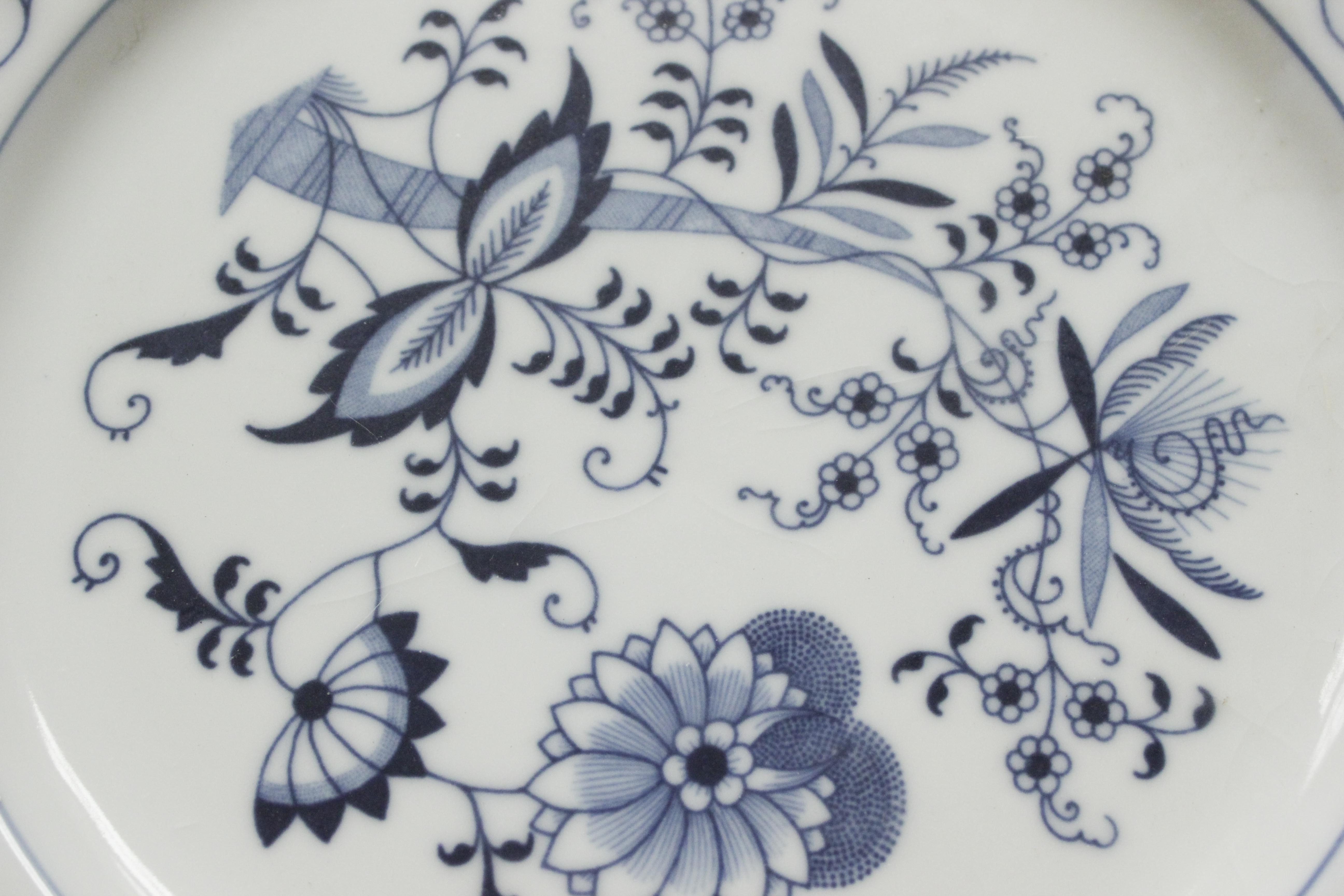 Set of Blue Danube Blue Onion China