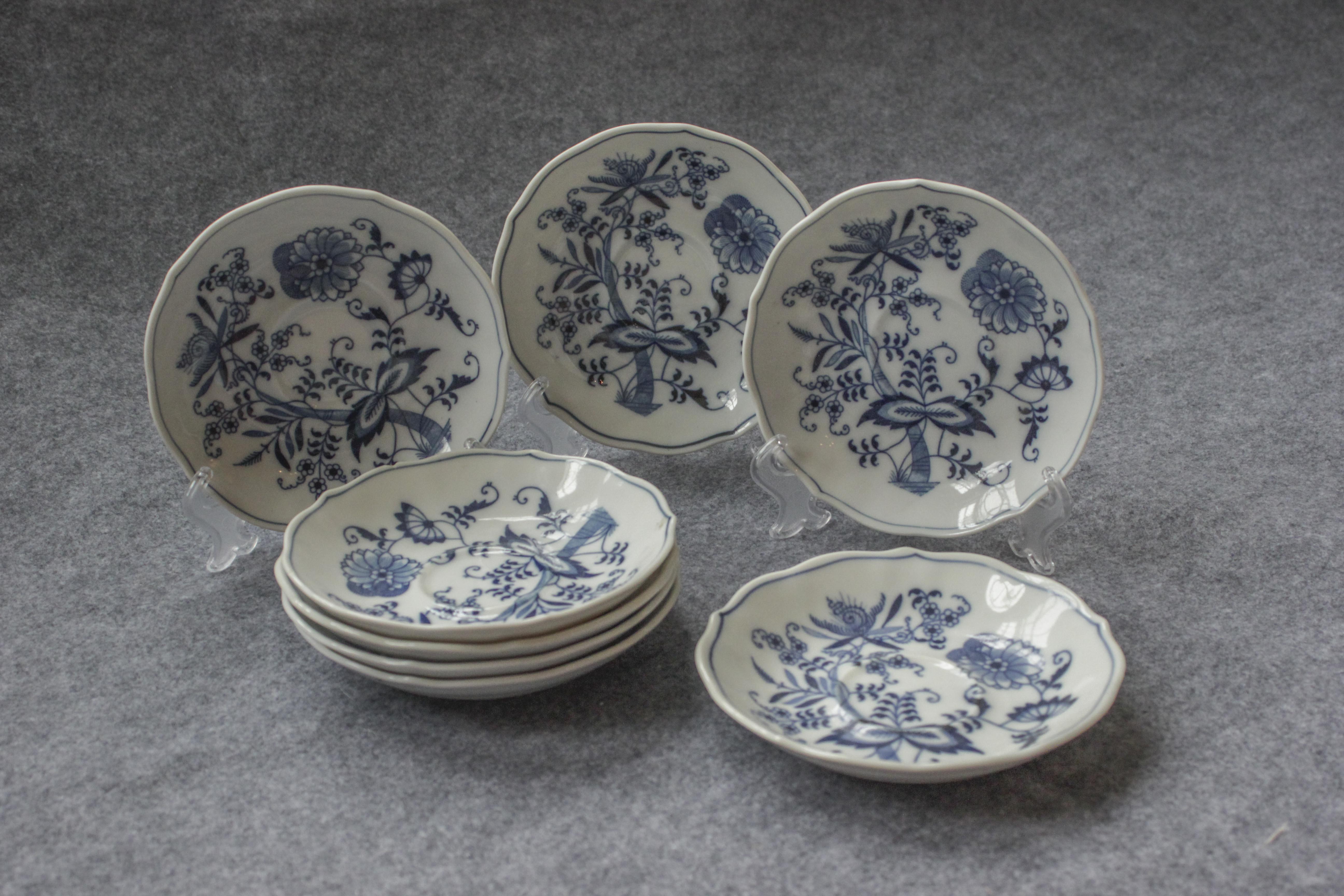 Set of Blue Danube Blue Onion China