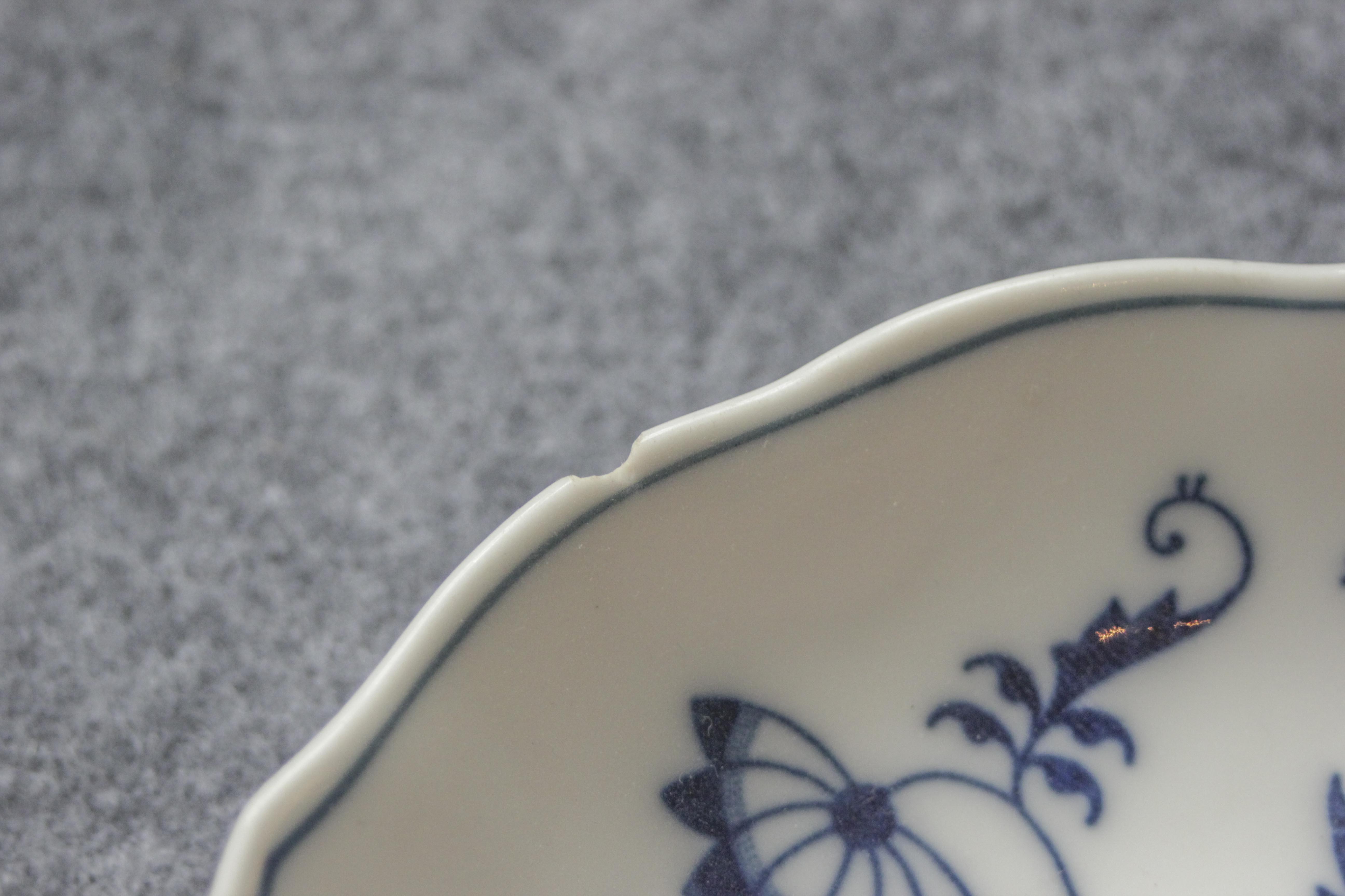 Set of Blue Danube Blue Onion China