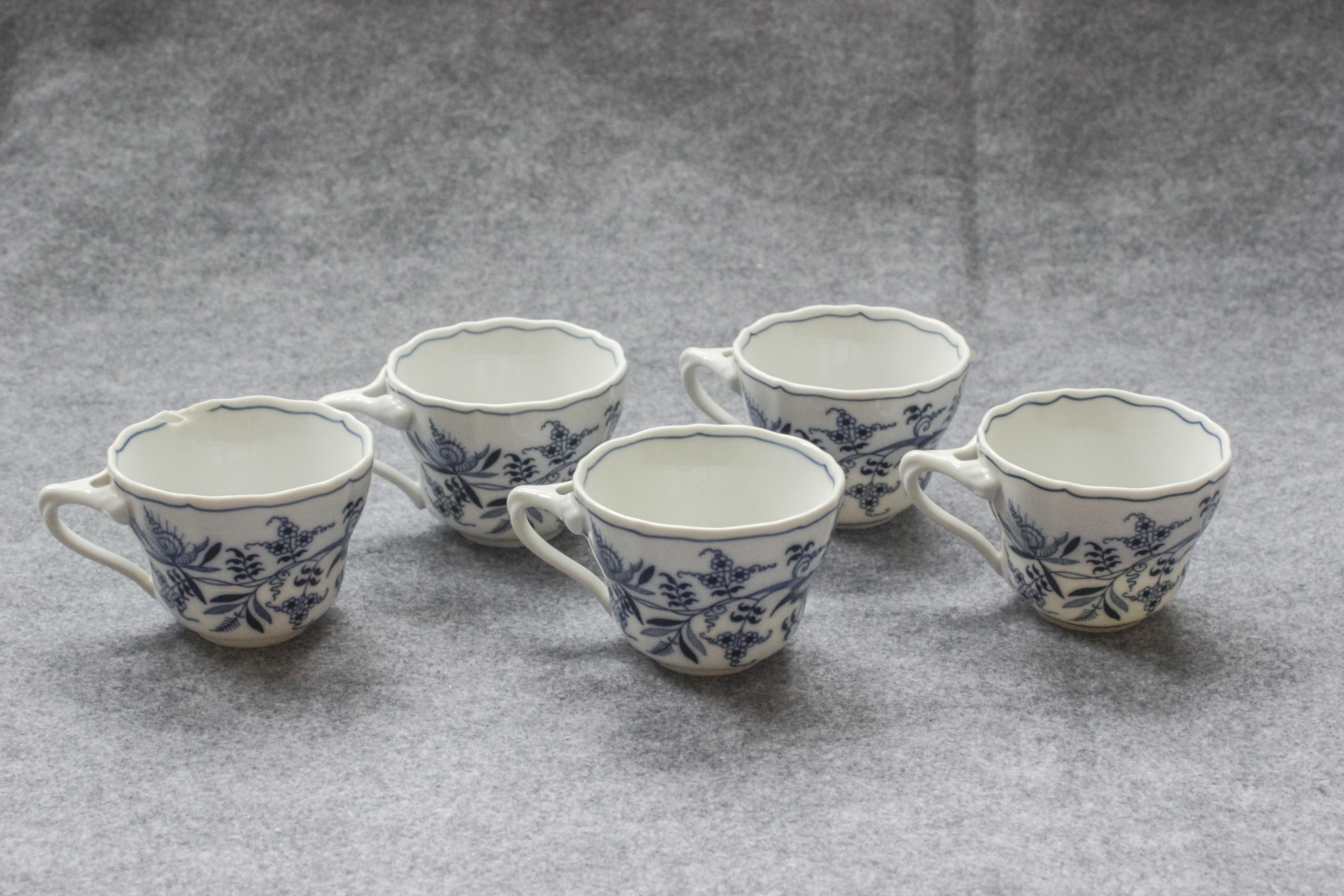 Set of Blue Danube Blue Onion China